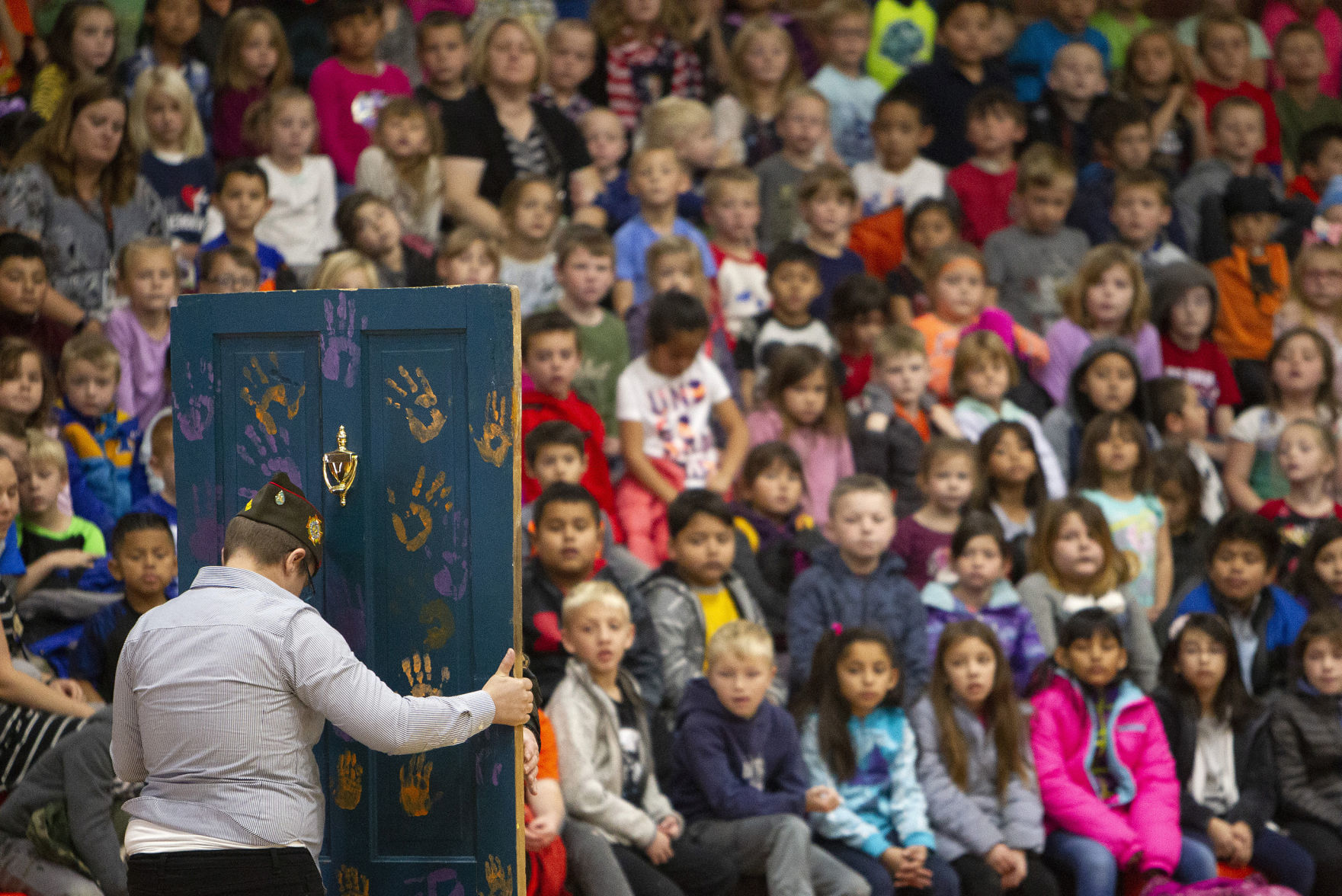 Veterans Day assembly in Buhl